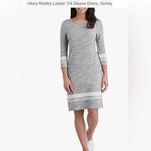 Hilary Bradley NWT XL grey dress